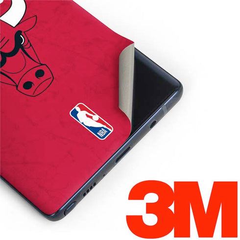 NBA Chicago Bulls Red Distressed Galaxy Note 9 Skin