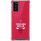 NBA Chicago Bulls Red Distressed Galaxy Note20 5G Clear Case