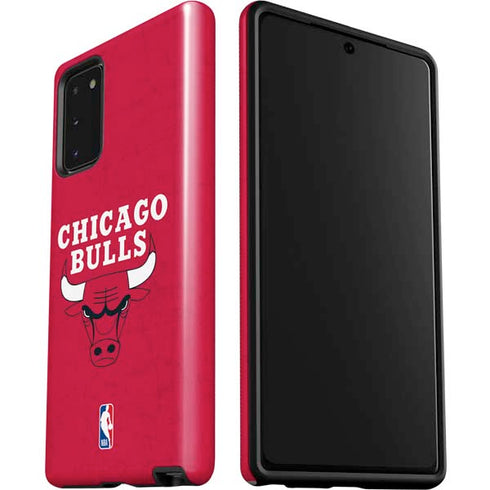 NBA Chicago Bulls Red Distressed Galaxy Note20 5G Pro Case