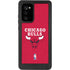 NBA Chicago Bulls Red Distressed Galaxy Note20 5G Waterproof Case