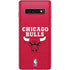 NBA Chicago Bulls Red Distressed Galaxy S10 Skin