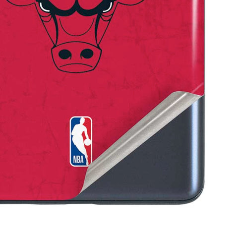 NBA Chicago Bulls Red Distressed Galaxy S20 Fan Edition Skin