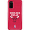 NBA Chicago Bulls Red Distressed Galaxy S20 Lite Case
