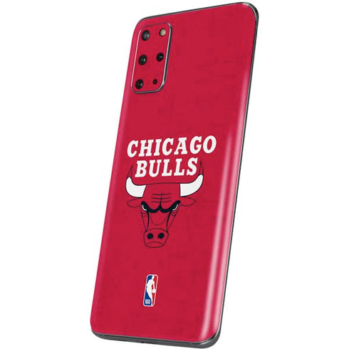 NBA Chicago Bulls Red Distressed Galaxy S20 Plus Skin