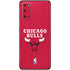 NBA Chicago Bulls Red Distressed Galaxy S20 Skin