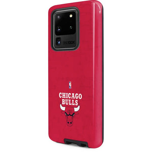 NBA Chicago Bulls Red Distressed Galaxy S20 Ultra 5G Pro Case
