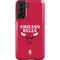 NBA Chicago Bulls Red Distressed Galaxy S21 FE Pro Case