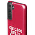 NBA Chicago Bulls Red Distressed Galaxy S21 FE Pro Case