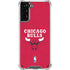 NBA Chicago Bulls Red Distressed Galaxy S21 Plus 5G Clear Case