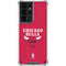 NBA Chicago Bulls Red Distressed Galaxy S21 Ultra 5G Clear Case