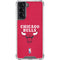 NBA Chicago Bulls Red Distressed Galaxy S22 Clear Case