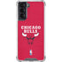 NBA Chicago Bulls Red Distressed Galaxy S22 Clear Case