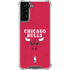 NBA Chicago Bulls Red Distressed Galaxy S22 Plus Clear Case
