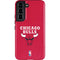 NBA Chicago Bulls Red Distressed Galaxy S22 Pro Case