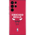 NBA Chicago Bulls Red Distressed Galaxy S22 Ultra Skin