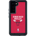 NBA Chicago Bulls Red Distressed Galaxy S23 Waterproof Case