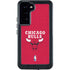 NBA Chicago Bulls Red Distressed Galaxy S24 Plus Waterproof Case