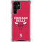 NBA Chicago Bulls Red Distressed Galaxy S24 Ultra Clear Case