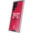 NBA Chicago Bulls Red Distressed Galaxy S24 Ultra Clear Case