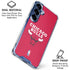 NBA Chicago Bulls Red Distressed Galaxy S25 Clear Case