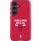 NBA Chicago Bulls Red Distressed Galaxy S25 Impact Case