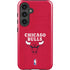 NBA Chicago Bulls Red Distressed Galaxy S25 Impact Case