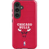 NBA Chicago Bulls Red Distressed Galaxy S25 Plus Impact Case