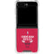 NBA Chicago Bulls Red Distressed Galaxy Z Flip6 Clear Case
