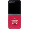 NBA Chicago Bulls Red Distressed Galaxy Z Flip6 Skin