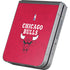 NBA Chicago Bulls Red Distressed Galaxy Z Flip6 Skin