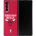 NBA Chicago Bulls Red Distressed Galaxy Z Fold3 5G Skin