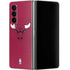 NBA Chicago Bulls Red Distressed Galaxy Z Fold4 5G Skin