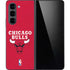 NBA Chicago Bulls Red Distressed Galaxy Z Fold5 5G Skin