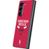 NBA Chicago Bulls Red Distressed Galaxy Z Fold5 5G Skin