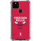 NBA Chicago Bulls Red Distressed Google Pixel 4a 5G Clear Case