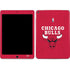 NBA Chicago Bulls Red Distressed iPad Skins