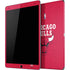 NBA Chicago Bulls Red Distressed iPad Skins