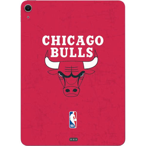 NBA Chicago Bulls Red Distressed Apple iPad Air Skin