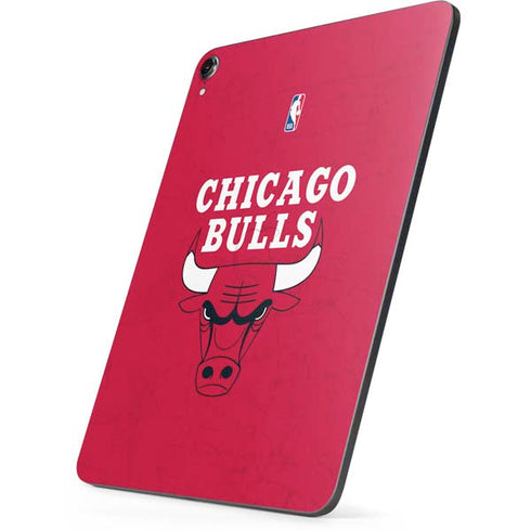 NBA Chicago Bulls Red Distressed Apple iPad Pro Skin