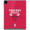 NBA Chicago Bulls Red Distressed iPad Pro 12.9in (2020) Clear Case