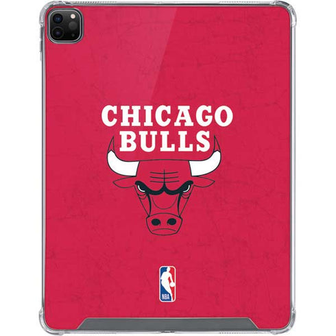 NBA Chicago Bulls Red Distressed iPad Cases