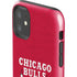 NBA Chicago Bulls Red Distressed iPhone 11 Impact Case