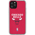 NBA Chicago Bulls Red Distressed iPhone 11 Pro Clear Case