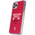 NBA Chicago Bulls Red Distressed iPhone 11 Pro Clear Case