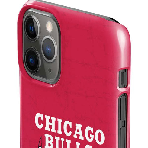 NBA Chicago Bulls Red Distressed iPhone 11 Pro Lite Case