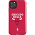 NBA Chicago Bulls Red Distressed iPhone 11 Pro Max Impact Case