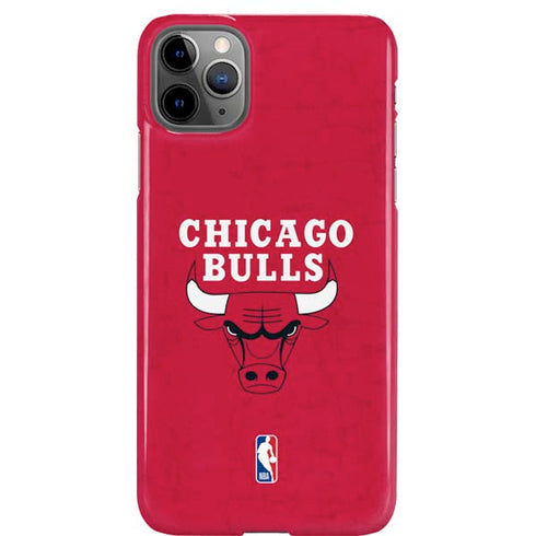 NBA Chicago Bulls Red Distressed iPhone Cases