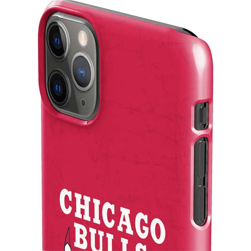 NBA Chicago Bulls Red Distressed iPhone 11 Pro Max Lite Case