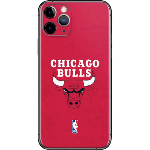 NBA Chicago Bulls Red Distressed iPhone 11 Pro Skin