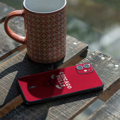 NBA Chicago Bulls Red Distressed iPhone 11 Skin